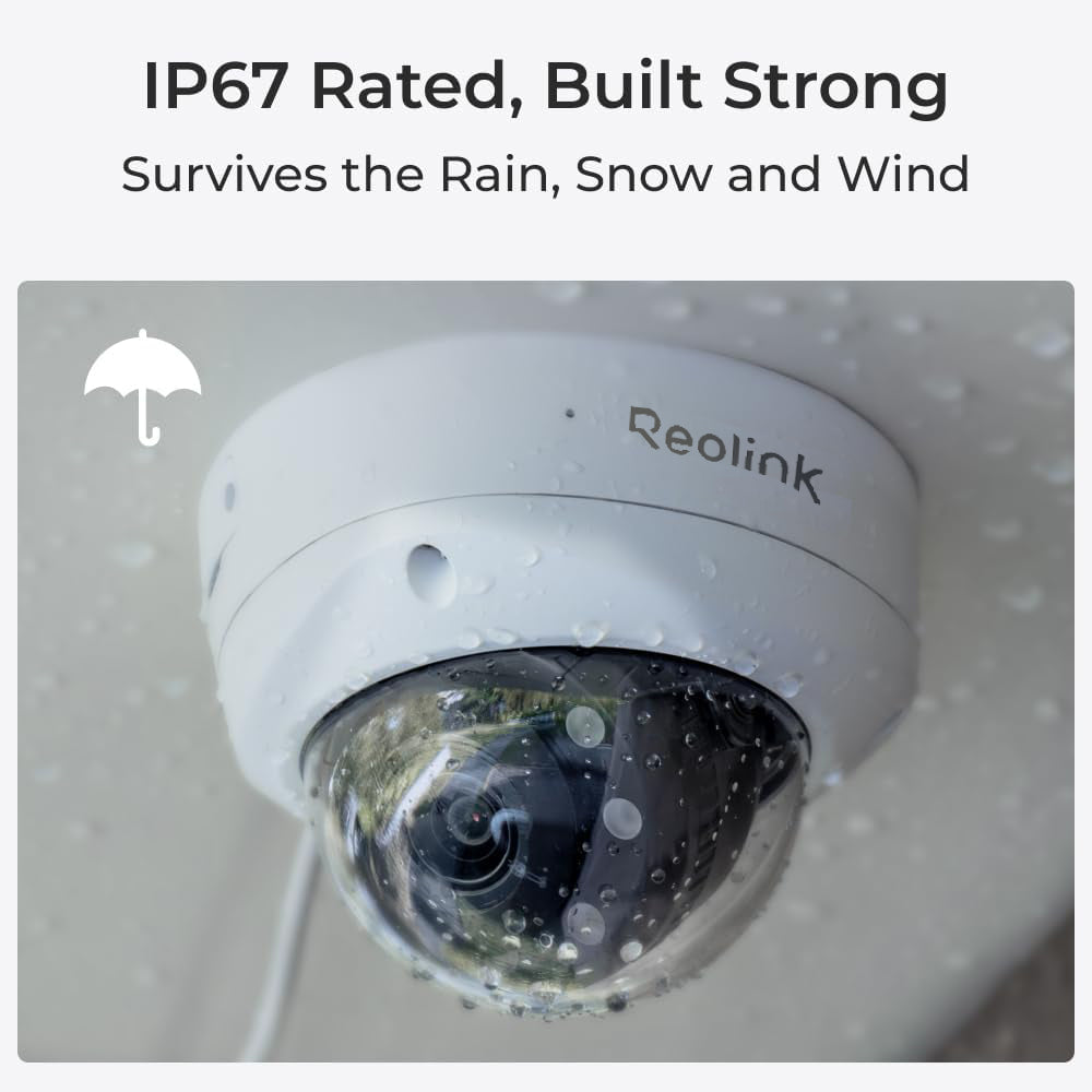 Reolink Professional RP-PCV8MZ 8MP Vandal-Proof PoE Dome Camera with 5