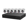 Hikvision EKI-K82T46C3 ColorVu 3.0 kit with six white turret cameras and recorder